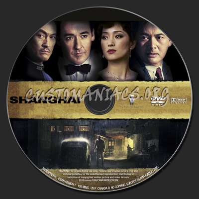 Shanghai dvd label