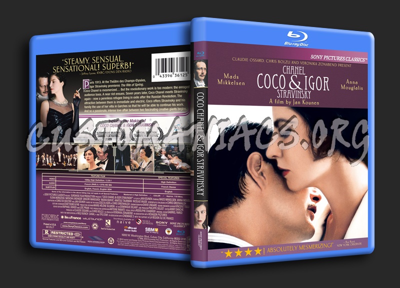 Coco Chanel & Igor Stravinsky blu-ray cover