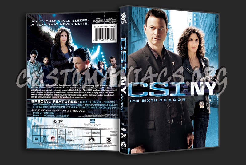 CSI New York Season 6 dvd cover