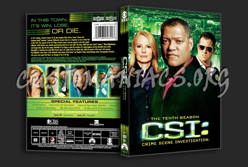 CSI Season 10 dvd cover
