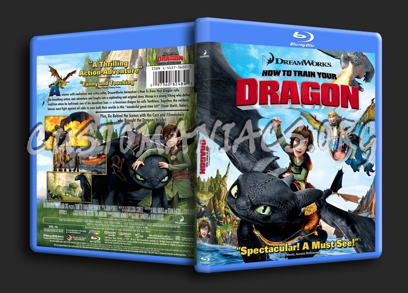 How to Train Your Dragon blu-ray cover