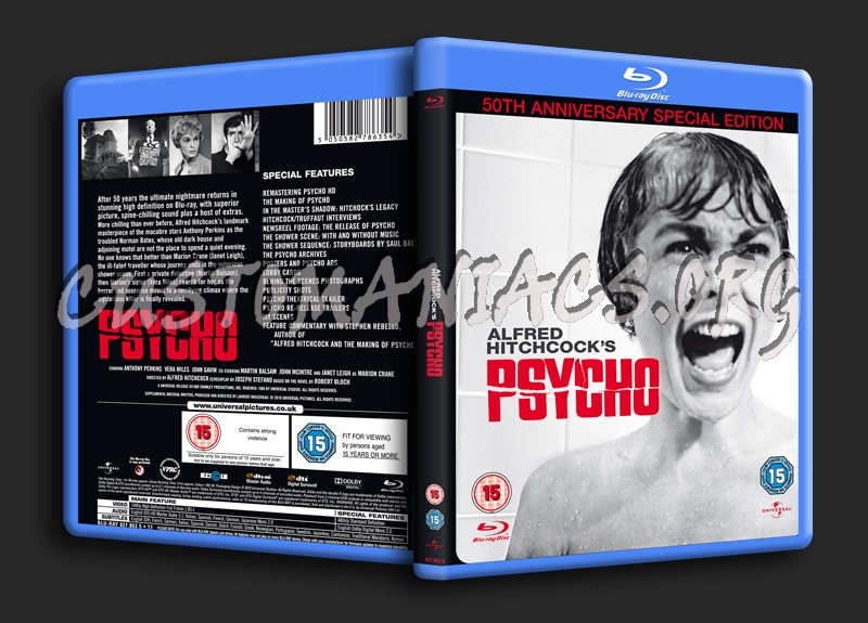 Psycho blu-ray cover