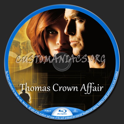 The Thomas Crown Affair blu-ray label