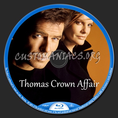 The Thomas Crown Affair blu-ray label