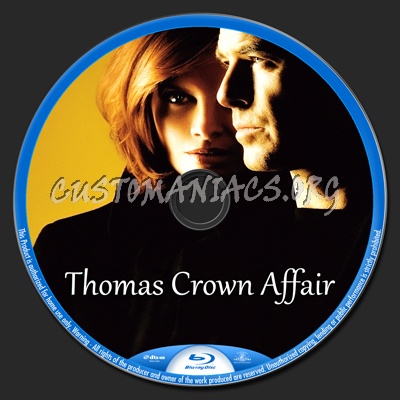 The Thomas Crown Affair blu-ray label