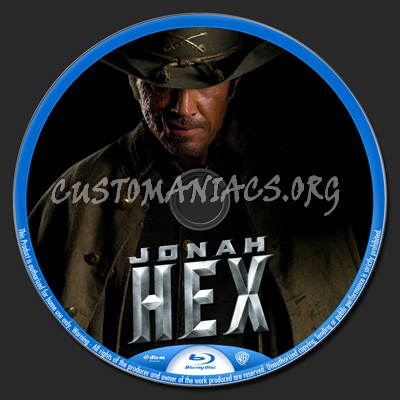 Jonah Hex blu-ray label