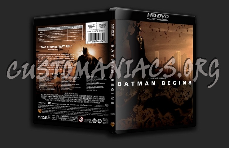 Batman Begins dvd cover