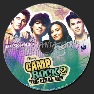 Camp Rock 2 blu-ray label