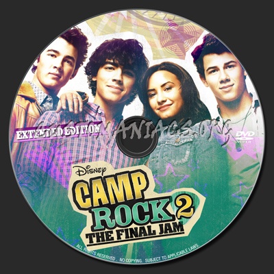 Camp Rock 2 dvd label