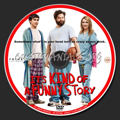 It's Kind Of A Funny Story dvd label