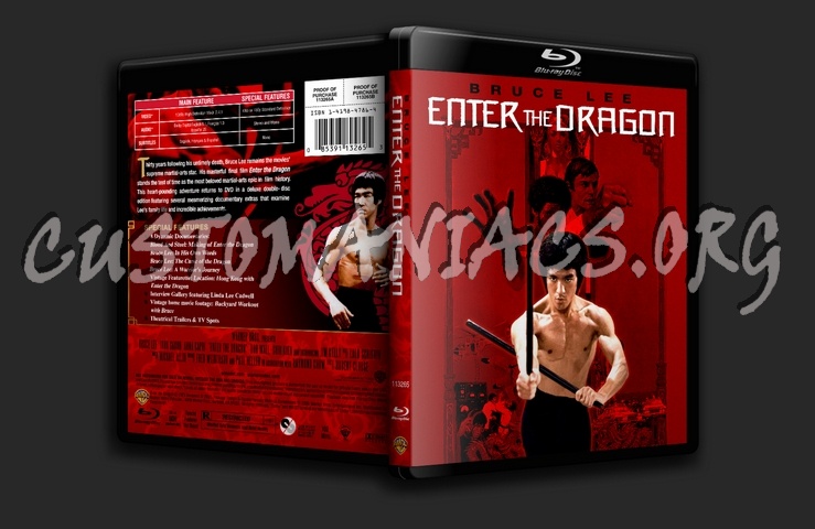 Enter the Dragon blu-ray cover