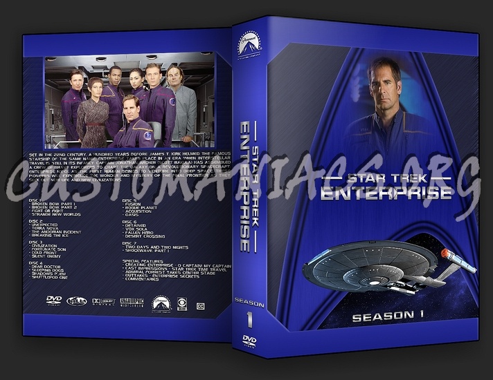 Star Trek Enterprise dvd cover