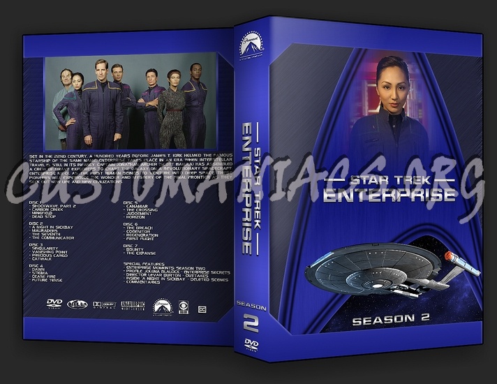 Star Trek Enterprise dvd cover