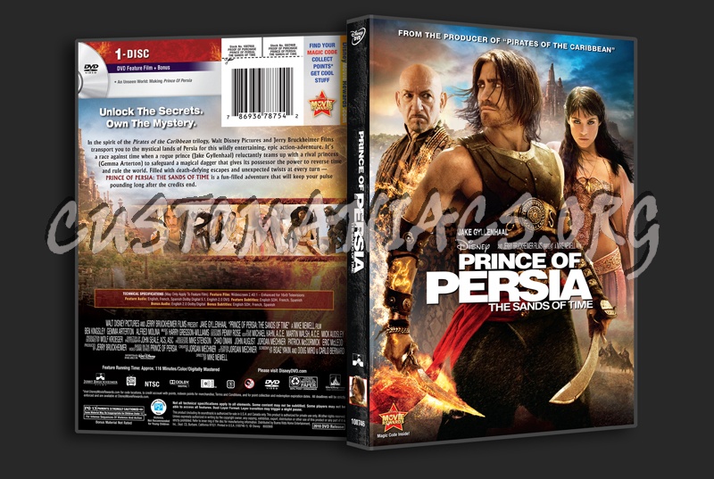 Prince of Persia: The Sands of Time dvd cover