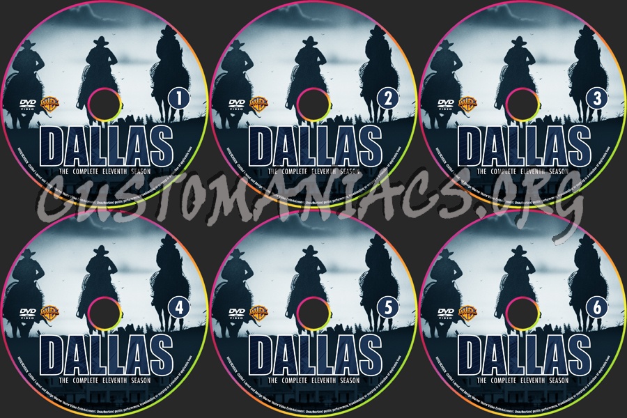 Dallas - Season 11 dvd label