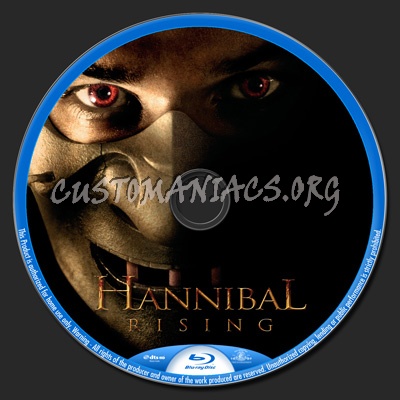 Hannibal Rising blu-ray label