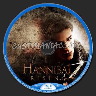 Hannibal Rising blu-ray label