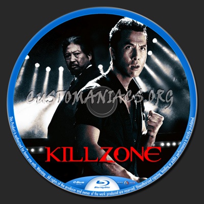 Kill Zone blu-ray label