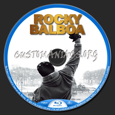 Rocky Balboa blu-ray label