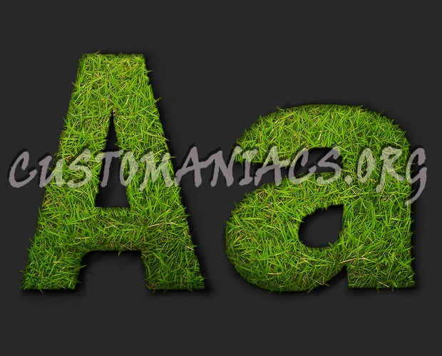 Grass Alphabet 