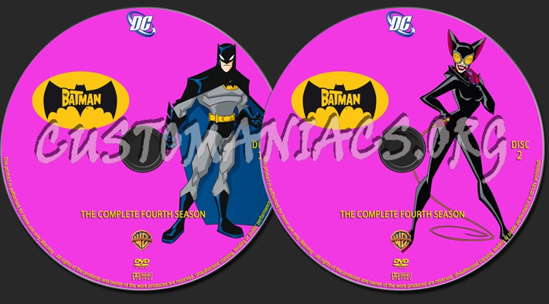 The Batman - Season Four dvd label