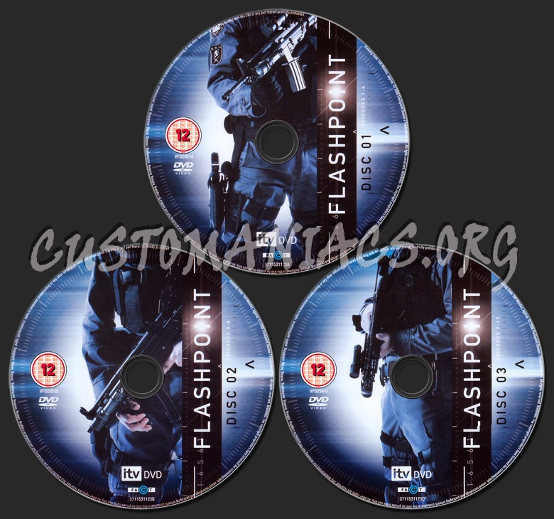 Flashpoint Season 1 dvd label