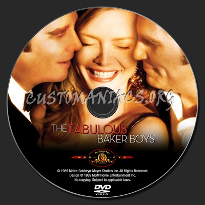 The Fabulous Baker Boys dvd label