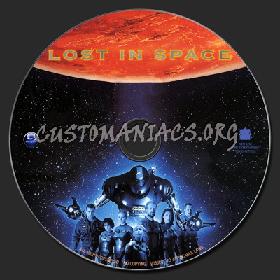 Lost In Space blu-ray label