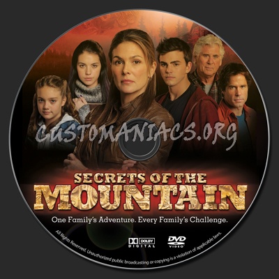 Secrets Of The Mountain dvd label