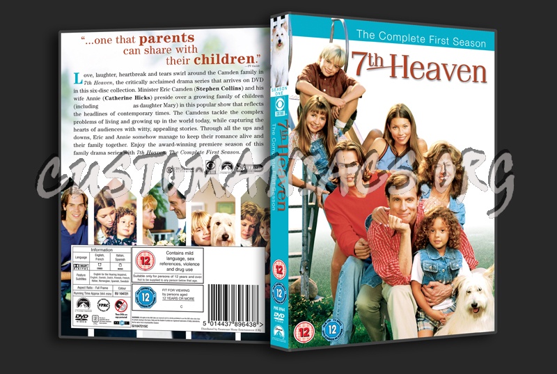 7th Heaven Season 1 dvd cover