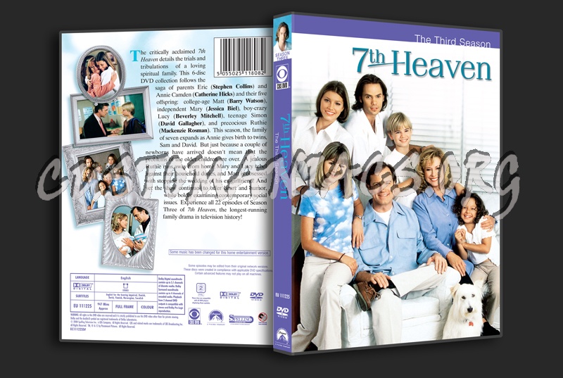 7th Heaven Season 3 dvd cover