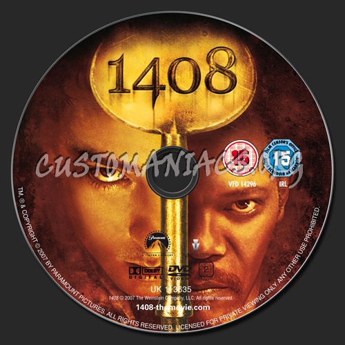 1408 dvd label