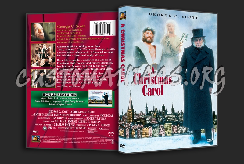 A Christmas Carol dvd cover