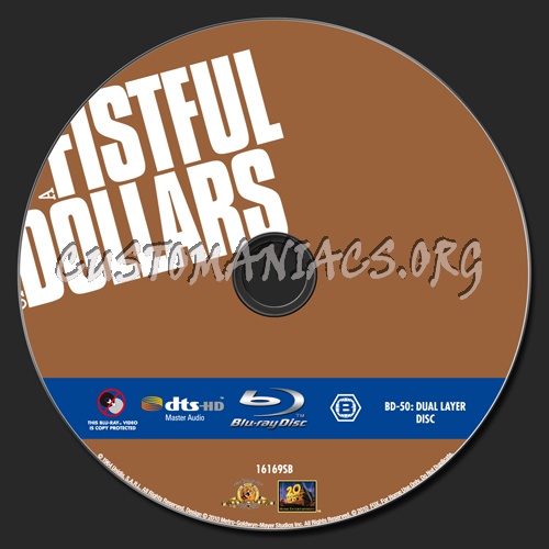 A Fistful of Dollars blu-ray label