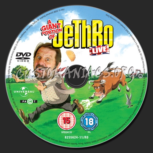 A Giant Portion of Jethro dvd label
