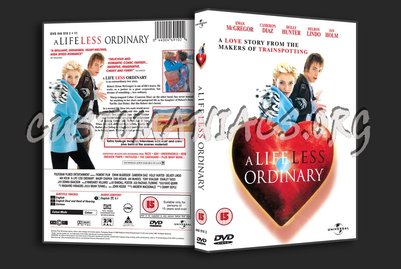 A Life Less Ordinary dvd cover