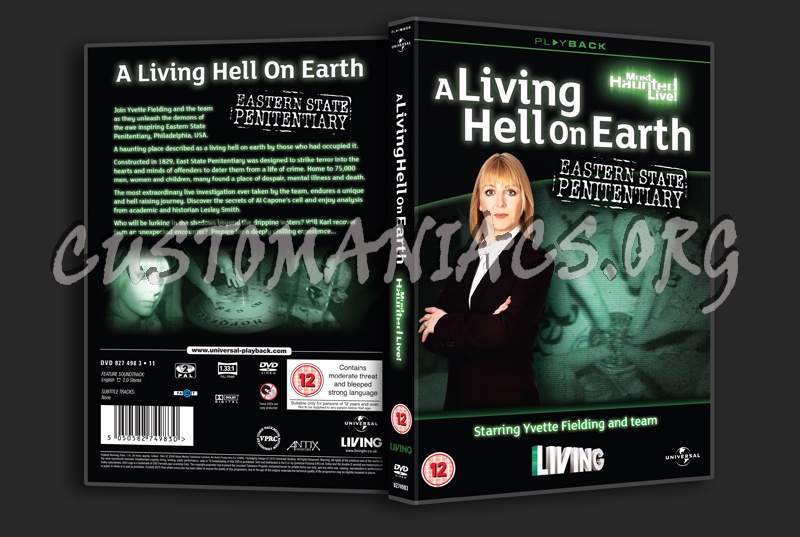 Most Haunted Live!: A Living Hell on Earth dvd cover