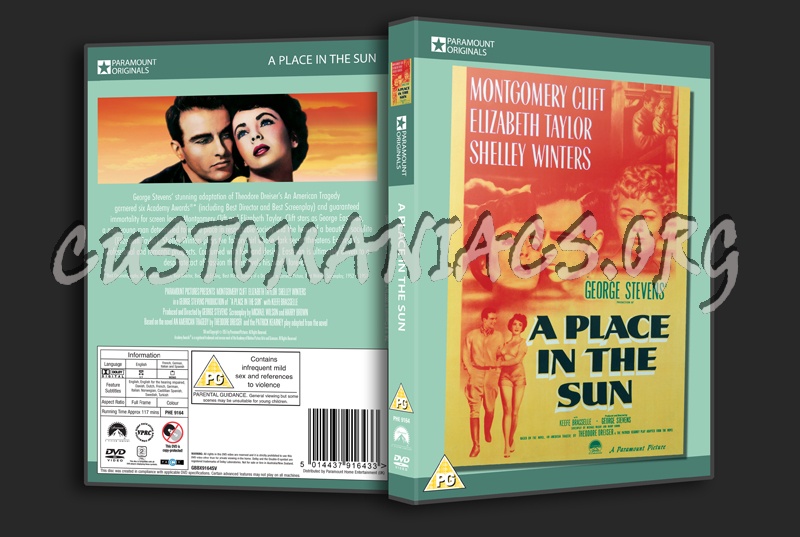 A Place in the Sun dvd cover