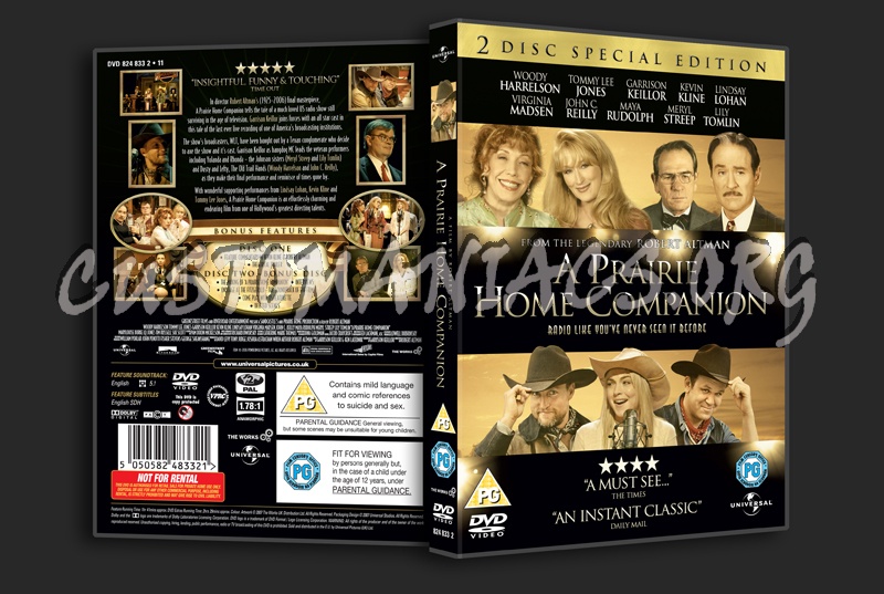 A Prairie Home Companion dvd cover