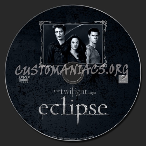 The Twilight Saga: Eclipse dvd label