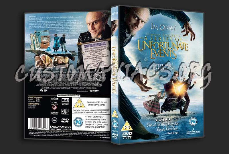 Lemony Snicket's A Series of Unfortunate Events dvd cover