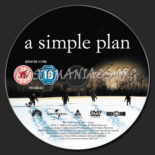 A Simple Plan dvd label