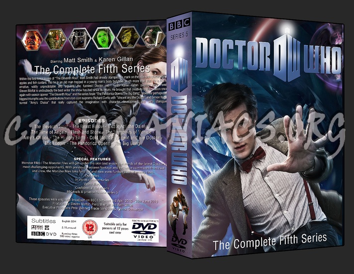 Doctor Who Complete Series 5 dvd cover