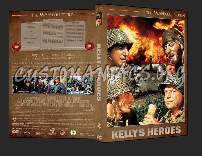 War Collection Kelly's Heroes dvd cover