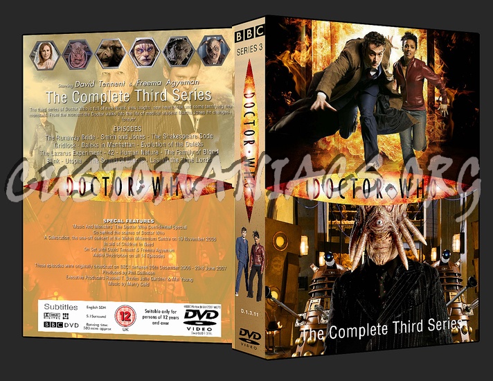 Doctor Who Complete Series 3 dvd cover