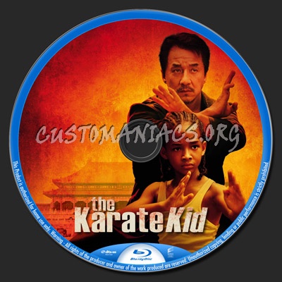 The Karate Kid blu-ray label