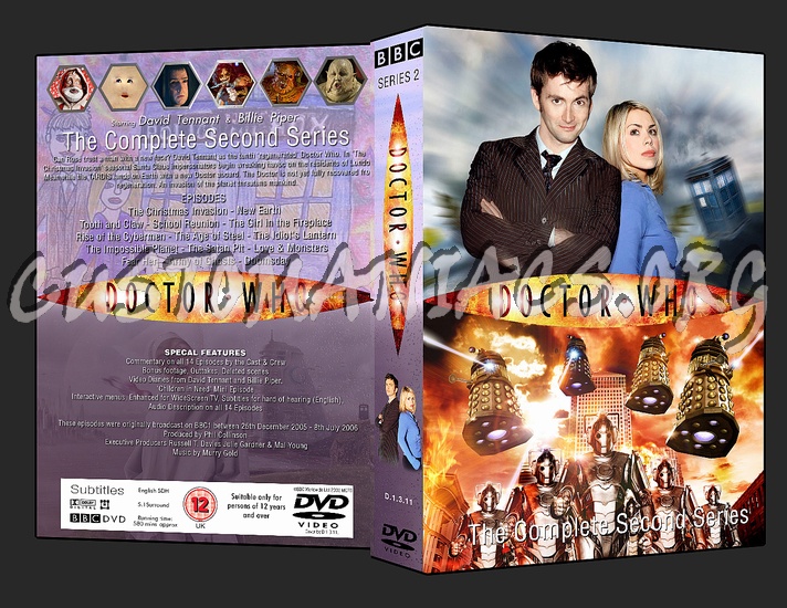 Doctor Who Complete Series 2 dvd cover