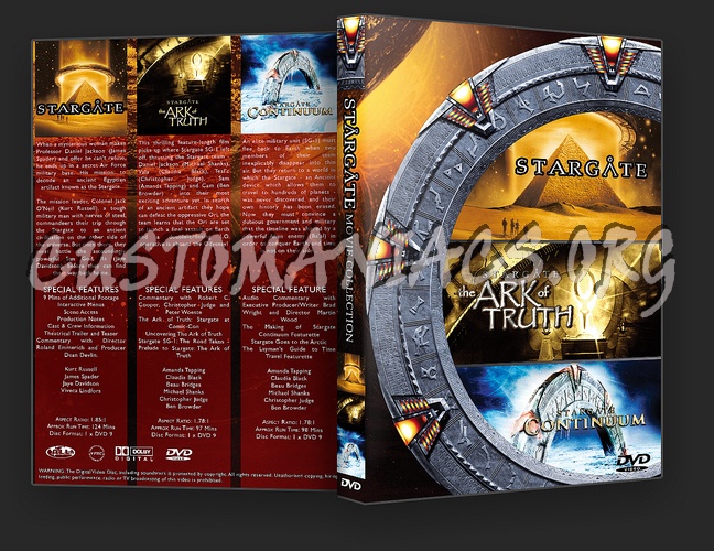 Stargate Movie Collection - Stargate/Ark Of Truth/Continuum dvd cover