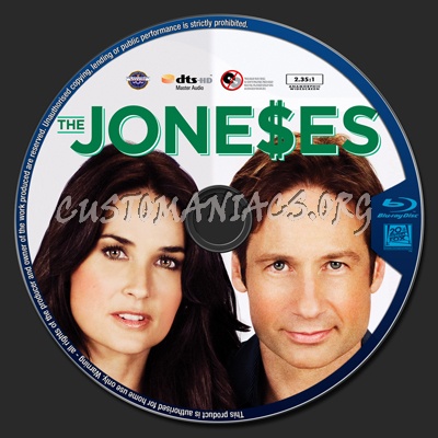 The Joneses blu-ray label