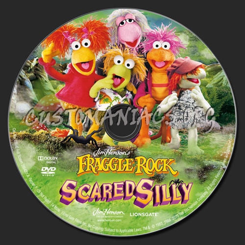 Jim Henson's Fraggle Rock: Scared Silly dvd label
